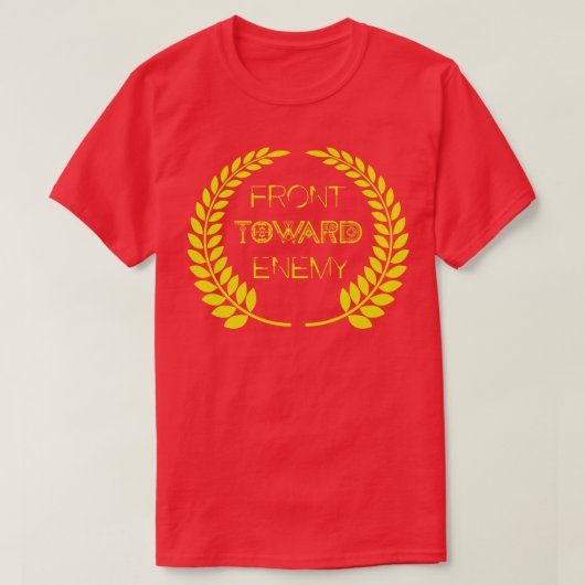 naar vijand toe t-shirt (Design voorkant)