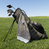 Naar vliegen golfhanddoek (Groen)