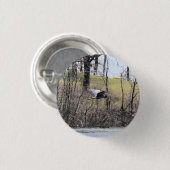 Naar vliegen ronde button 3,2 cm (Voorkant /achterkant)