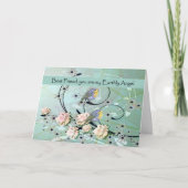 Naar vriend (afscheid van terminaal zieke vriend) kaart (Voorkant)