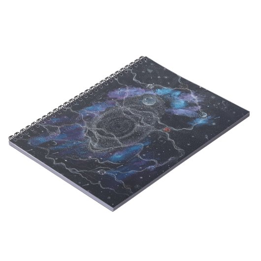 Naar waar geen mens eerder is gegaan notitieboek (Linkerzijde)