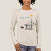 Naar waar mijn hart me leidt Tri-Blend Shirt (Voorkant)