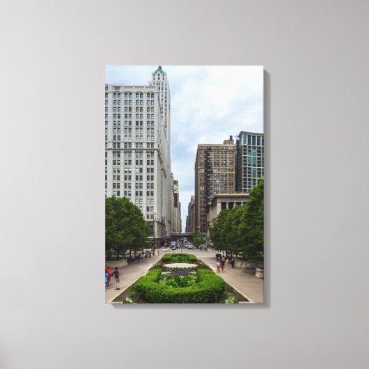 Naar Washington Street Canvas Afdruk (Voorkant)