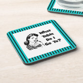 Naar welke tafel ga ik? bier onderzetter (Linkerzijde)