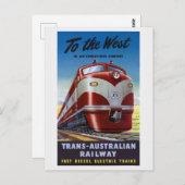 Naar West Australië Briefkaart (Voorkant / Achterkant)