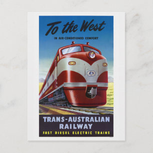 Naar West Australië Briefkaart