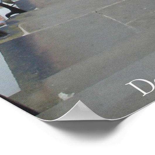 Naar Whitby Bay, North Yorkshire, Engeland Poster (Hoek)