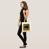 Naar wie je kijkt tote bag (Voorkant (model))