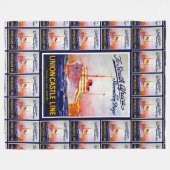 Naar Zuid-Afrika in 17 dagen Fleece Deken (Voorkant (Horizontaal))