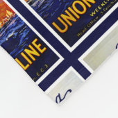 Naar Zuid-Afrika in 17 dagen Fleece Deken (Hoek)