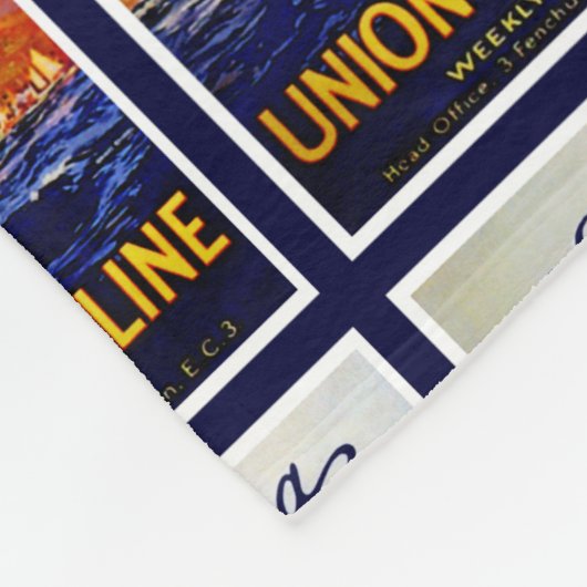 Naar Zuid-Afrika in 17 dagen Fleece Deken (Hoek)