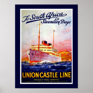 Naar Zuid-Afrika in 17 dagen Poster