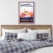 Naar Zuid-Afrika in zeventien dagen Canvas Afdruk (Insitu (Slaapkamer))