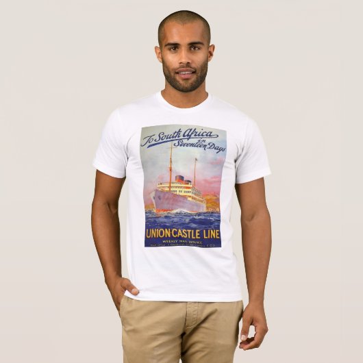 Naar Zuid-Afrika in zeventien dagen T-shirt (Voorkant volledig)