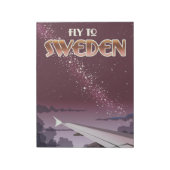 Naar Zweden vliegen Notitieblok (Linkerzijde)