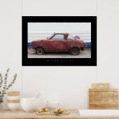 naarmate de tijd vordert poster (Keuken)