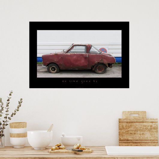 naarmate de tijd vordert poster (Keuken)