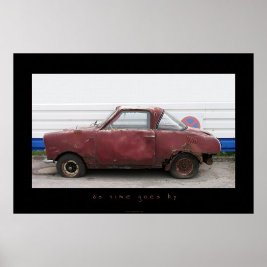 naarmate de tijd vordert poster (Voorkant)