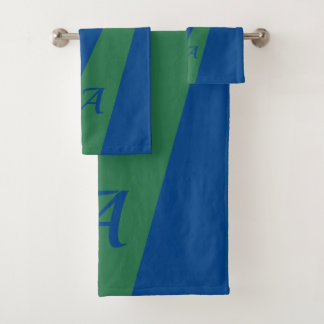 Naarmate de zee groen is, modern elegant, vetgedru bad handdoek