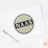 Naas City Pride Emblem – Ierse identiteit Ronde Sticker (Envelop)