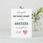 Naast bridesmaïd voorstel gevouwen Kaart (Staand voorkant)