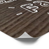Naast chocolade poster (Hoek)