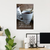 Naast chocolade poster (Thuiskantoor)