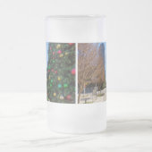 Naast de Dallas-kerstboom gekookte glazen bijen Matglas Bierpul (Center)