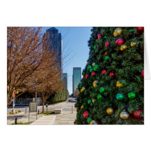 Naast de Dallas Kerstboom Wenskaart