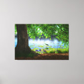 Naast de foto van het stille watercanvas canvas afdruk (Voorkant)