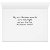 Naast de kerstkerstKaart van de Dallas (Binnen Horizontaal (Onder))