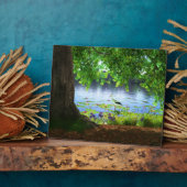 Naast de stille watervlakte fotoplaat (Zijkant)