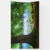 Naast de stilstaande waterbanner spandoek (Verticaal)