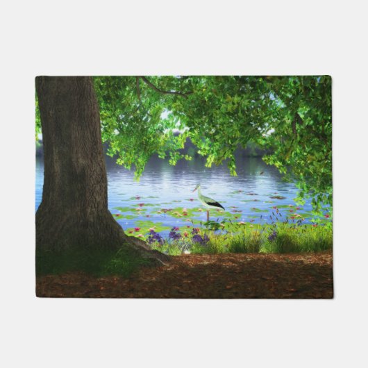 Naast de stilstaande waterdeur deurmat (Voorkant)