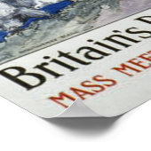 Naast elkaar - Britannia! Britse Dag Poster (Hoek)