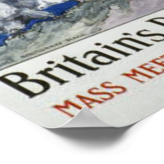 Naast elkaar - Britannia! Britse Dag Poster (Hoek)