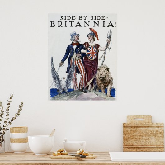Naast elkaar - BRITANNIË! Poster (Keuken)
