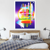 naast elkaar geplaatst canvas afdruk (Insitu (Slaapkamer))