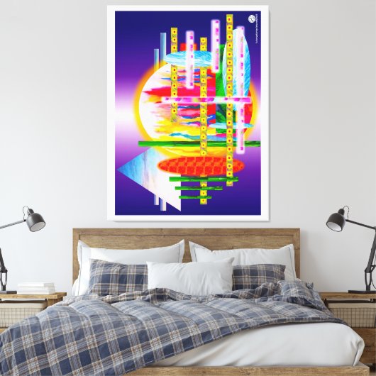 naast elkaar geplaatst canvas afdruk (Insitu (Slaapkamer))