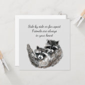 Naast elkaar of ver naast elkaar is het citaat van kaart (Voorkant / Achterkant in situ)