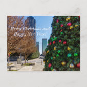 Naast het Briefkaart van de Dallas-kerstboom (Voorkant)