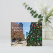 Naast het Briefkaart van de Dallas-kerstboom (Staand voorkant)