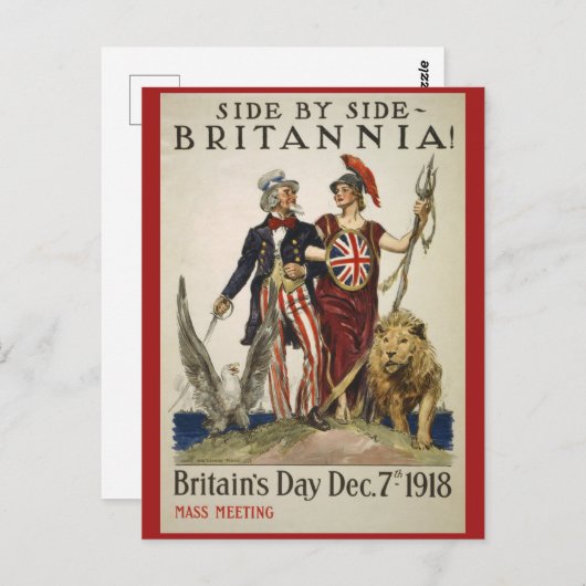 Naast Side Britannia Briefkaart (Voorkant / Achterkant)