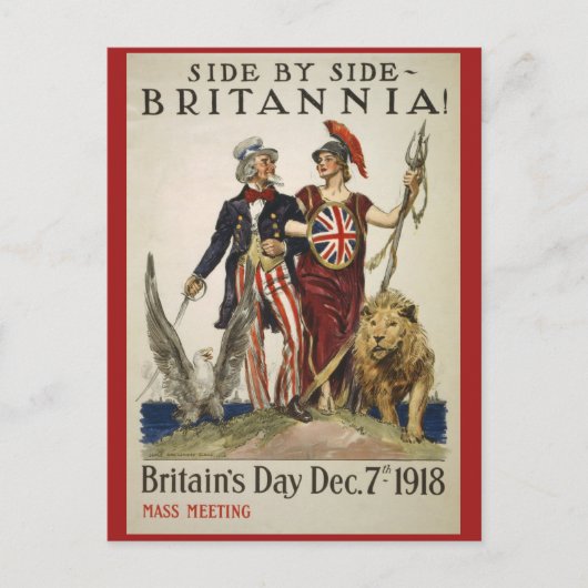 Naast Side Britannia Briefkaart (Voorkant)