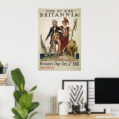 Naast Side Britannia Poster (Thuiskantoor)