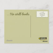 Naast stilstaande wateren briefkaart (Achterkant)