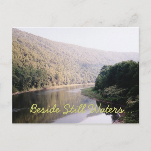 Naast stilstaande wateren briefkaart (Voorkant)