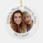 Naasten door Blood Besties door Choice Foto Gift Keramisch Ornament (Achterkant)