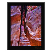 Nabataean Staircase Foto Afdruk (Voorkant)