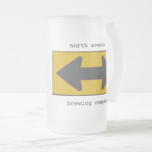 NABC - De Beer Stein, die nodig heeft Matglas Bierpul (Voorkant rechts)
